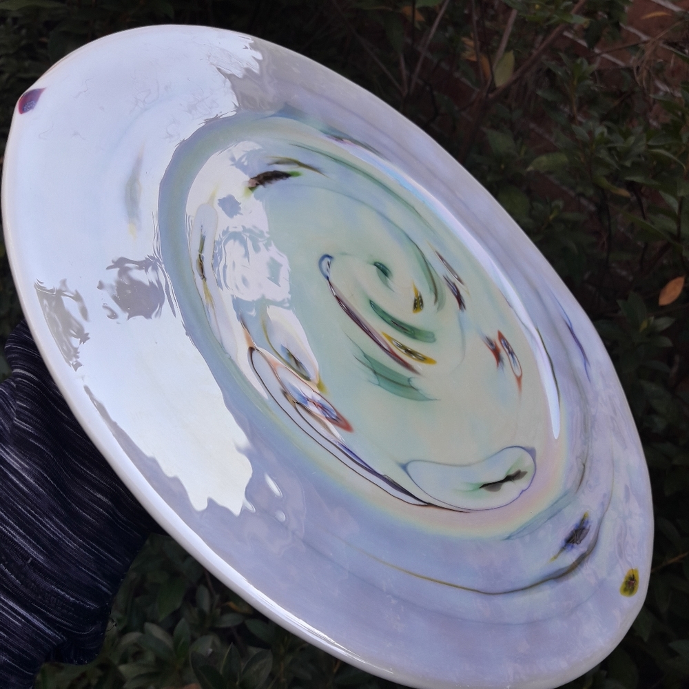 Murano Glass Plate Italian Art Glass Millefiori - Picture 8 of 16